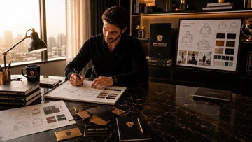 KPM WORLD™ product development process showcasing premium craftsmanship, thoughtful design, and attention to every detail.