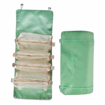 4 in 1 Large Capacity Cosmetic Organizer Mesh Bag (Green)